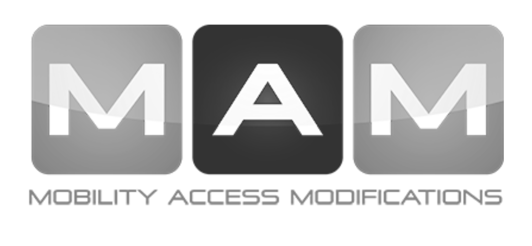 Mobility Access Modifications (MAM) logo for a brand offering accessibility solutions and home modifications.